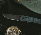Складной нож SOG Flash AT, Urban Grey, Partially Serrated (SOG 11-18-06-41) - изображение 10
