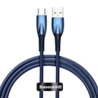 Кабель Baseus Glimmer Series 1 m USB-Type-C 100W CADH000403 блакитний
