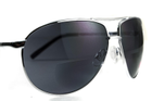Бифокальные защитные очки Global Vision Aviator Bifocal (+3.0) (gray) серые - изображение 2