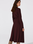 Sukienka midi jesienna damska Tatuum Miksa T2121.420 XL Bordowa (5900380951976) - obraz 2