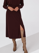 Sukienka midi jesienna damska Tatuum Miksa T2121.420 M Bordowa (5900380951952) - obraz 4