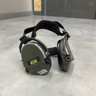 Тактичні активні навушники Sordin Supreme Pro X із заднім тримачем, колір – Олива (76302-X-S) - зображення 3