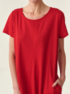 Sukienka T-shirt midi letnia damska Tatuum Gardina T2214.197 S Czerwona (5900142151552) - obraz 4