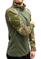 Рубашка мужская тактическая с длинным рукавом для военных и армии ВСУ, Хаки XXL - изображение 4