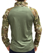 Сорочка чоловіча тактична з довгим рукавом для військових та армії ЗСУ, Хакі XXL - зображення 5