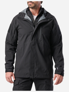 Куртка штормова чоловіча 5.11 Tactical Force Rain Shell Jacket 48362-019 3XL Чорна (888579491227) - зображення 3