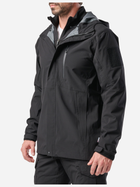 Куртка штормова чоловіча 5.11 Tactical Force Rain Shell Jacket 48362-019 3XL Чорна (888579491227) - зображення 4