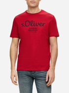 Koszulka męska bawełniana s.Oliver 10.3.11.12.130.2139909-31D1 L Czerwona (4099974203810) - obraz 1
