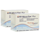 Голки для інсулінових ручок "BD Micro-Fine Plus" 8 мм (31G x 0,25 мм), 200 шт. - зображення 1