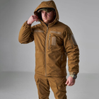 Зимовий Костюм Soft Shell на Omni-Heat з капюшоном / Чоловіча Форма Куртка + Штани койот розмір 6XL - зображення 4