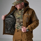 Зимовий Костюм Soft Shell на Omni-Heat з капюшоном / Чоловіча Форма Куртка + Штани койот розмір 6XL - зображення 5
