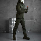Мужской зимний костюм "Shredder" Softshell на овчине / Комплект куртка + брюки олива размер 2XL - изображение 2