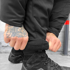 Чоловічий зимовий Костюм Omni-Heat із силіконовим утеплювачем / Тепла Куртка + Штани чорні розмір 2XL - зображення 8