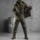 Зимний костюм "Leader" OMNI-HEAT на синтепоне / Комплект куртка + брюки олива размер S - изображение 1