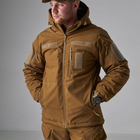 Зимовий Костюм Soft Shell на Omni-Heat з капюшоном / Чоловіча Форма Куртка + Штани койот розмір S - зображення 2