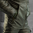 Зимний костюм "Leader" OMNI-HEAT на синтепоне / Комплект куртка + брюки олива размер 2XL - изображение 5