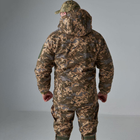 Зимовий Костюм Soft Shell на Omni-Heat з капюшоном / Чоловіча Форма Куртка + Штани піксель розмір 5XL - зображення 7