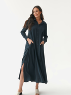 Sukienka koszulowa midi jesienna damska Tatuum Natoli T2216.201 34 Granatowa (5900142161476) - obraz 5