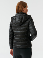 Куртка демісезонна коротка з капюшоном жіноча Tatuum Markana T2316.011 40 Чорна (5900142262401) - зображення 2