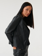 Шкіряна куртка жіноча Tatuum Ramonesi T2316.013 38 Чорна (5900142263026) - зображення 3