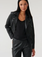 Шкіряна куртка жіноча Tatuum Ramonesi T2316.013 34 Чорна (5900142263002) - зображення 4
