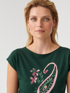 Koszulka damska bawełniana Tatuum Amanda 4 T2318.112 L Zielona (5900142286254) - obraz 3