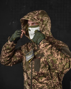 Тактическая весенняя куртка SoftShell 2XL пиксель (85653) - изображение 4