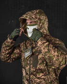 Тактическая весенняя куртка SoftShell S пиксель (85653) - изображение 4