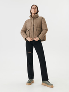 Куртка зимова жіноча Sinsay 9799A-80X S Коричнева (5904620443221) - зображення 3