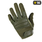 M-tac комплект рукавички тактичні шапка ремінь олива XL - зображення 3