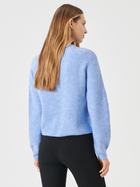 Sweter damski z bufiastymi rękawami Sinsay 7240J-50M XS Niebieski (5904298754216) - obraz 2