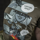 M-Tac футболка Comics Drone Girl Dark Olive 3XL - изображение 14