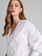 Блузка жіноча Sinsay 2856F-00X S Біла (5904298202854) - зображення 4