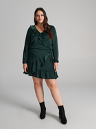 Сукня міні осіння жіноча Sinsay 3564F-79X L Зелена (5904116776222) - зображення 3