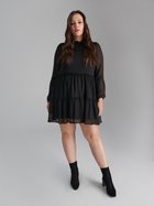 Сукня міні осіння жіноча Sinsay 3546F-99X XS Чорна (5904116772750) - зображення 3