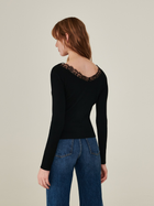 Пуловер жіночий Sinsay 2094F-99X M Чорний (5904015712123) - зображення 2