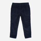 Детские вельветовые брюки для хлопчика Chicco 09008354000000 92 см Темно-сині (8054707906136) - зображення 2
