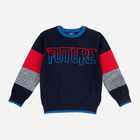 Дитячий светр для хлопчика Chicco 09069530000000 110 см Темно-синій (8059609167197) - зображення 1