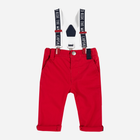 Spodnie dziecięce dla chłopca Chicco 09008225000000 80 cm Czerwone (8054707832473) - obraz 1