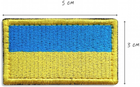 Набір шевронів на липучці IDEIA Тероборона та Прапор України 2 шт. (2200004271439_1) - зображення 5