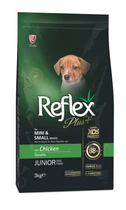 Повноцінний та збалансований сухий корм для цуценят малих порід Reflex Plus з куркою