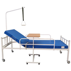 Ліжко медичне функціональне Riberg АНО-11-02 з електроприводом із матрацом бічними поручнями приліжковим столиком і приліжковою трапецією - зображення 2