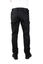 Тактичні штани SMILO cargo rip-stop black, S, 230 г кв м, 65% поліестер з еластаном/35% хлопок - зображення 2