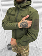 Осенняя тактическая куртка софтшел squat oliva 3XL - изображение 2