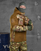 Тактическая флисовка куртка battle combo кайот S - изображение 5