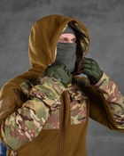 Тактична флісування куртка battle combo кайот XL - зображення 6
