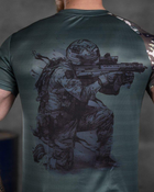 Тактическая потоотводящая футболка Punisher USA 2XL - изображение 7