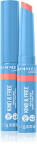 Szminka Rimmel London Kind&Free Tinted Lip Balm 004 Hibiscus Blaze 1.7 g (3616302989218) - obraz 1