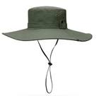 Тактическая Панама Мультикам тактическая шляпа, армійська камуфляжна Военная ВСУ Зеленая - изображение 5