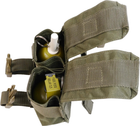 Тактичний підсумок під 2 гранати Kiborg GU Double Mag Pouch Khaki (k4072) - зображення 8